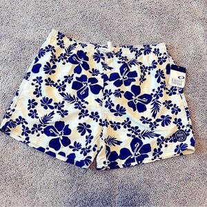 NWT Men’s 4XL Swim trunks Swimsuit Exist Elastic Waist Beach‎ Wear Board Shorts